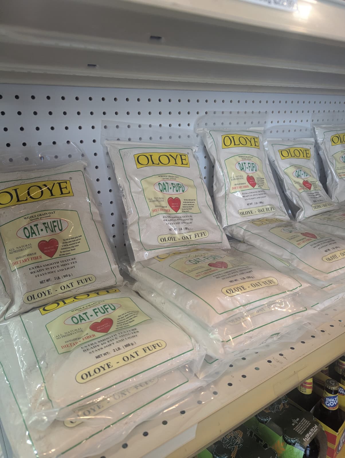 OLoye whole Grain Oatmeal Fufu.  2LB